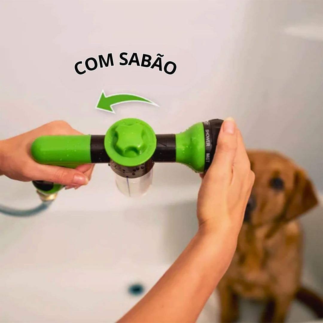 Pistola de água Peppy para Banho Pet - FRETE GRÁTIS